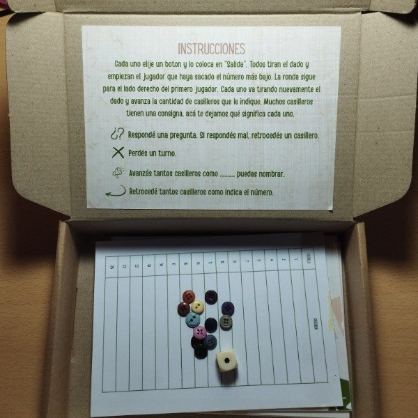 Producto - Juego de Mesa Personalizado - Un Juego Hecho a Tu Medida - 3 al cubo - 1