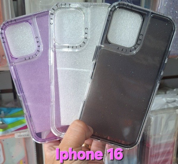 Producto - Fundas brillo reforzadas. IPhone 16