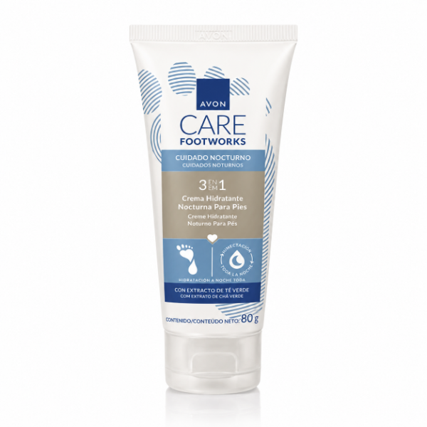 Producto - CREMA NOCTURNA PARA PIES CON EXTRACTO DE TÉ VERDE