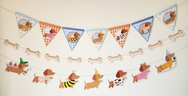Producto - Perro Salchicha Cotillón Kit Cumpleaños Completo - 4