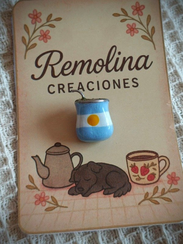 Producto - Pin de mate de argentina