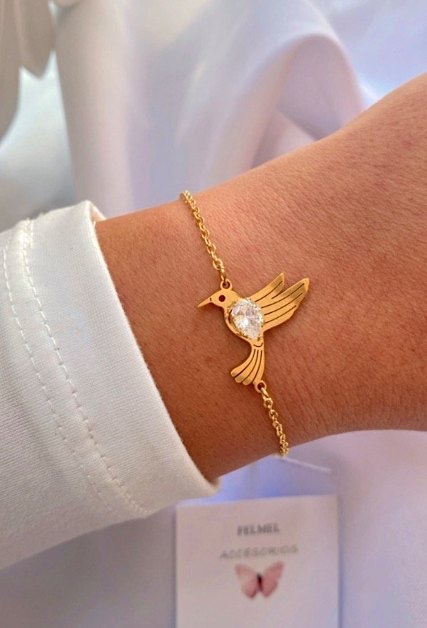 Producto - Pulsera colibrí gold