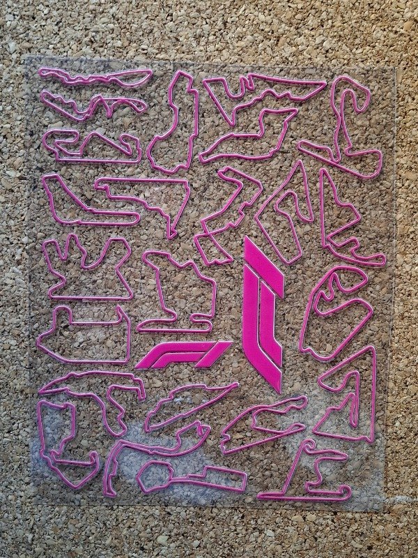 Producto - Plancha circuitos color fucsia