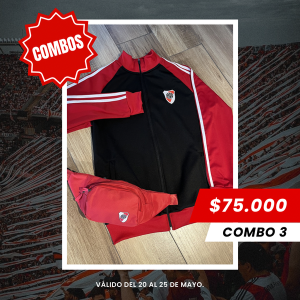 Producto - COMBO 3 Campera + Riñonera