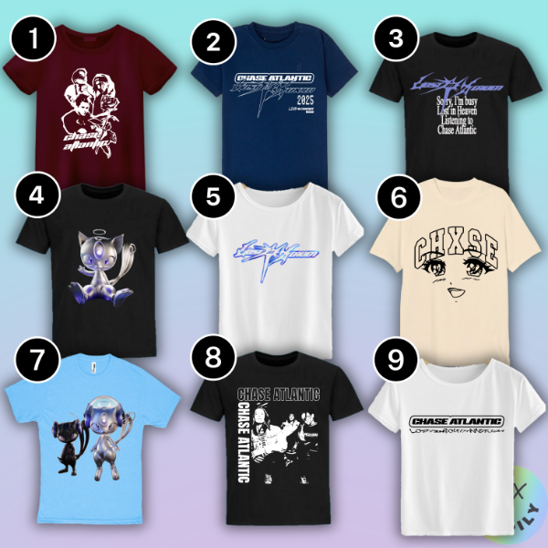 Producto - Remeras Chase Atlantic #1 (Varios modelos)