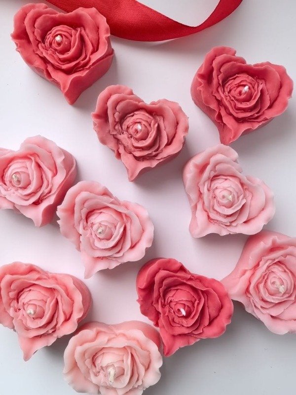 Producto - Molde Corazón de Rosas