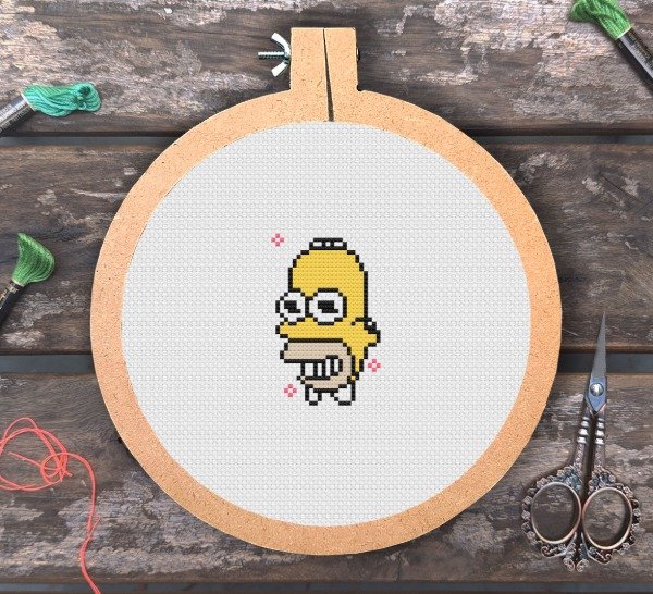 Producto - Mr. Chispa - Kit de punto cruz