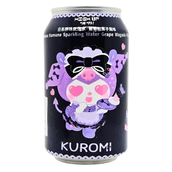 Producto - GASEOSA RAMUNE SABOR UVA EDICIÓN ESPECIAL KUROMI 330 ML.
