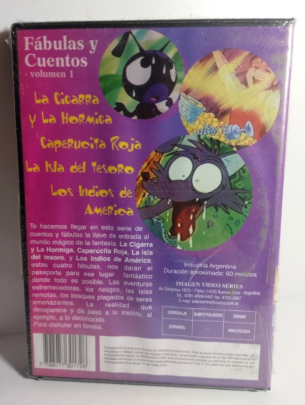 Producto - Fabulas y Cuentos  Volumen 1 - DVD - 1