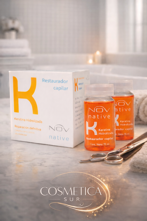 Producto - ampolla restauradora nov native k x 15 ml (Caja x 15 unidades)