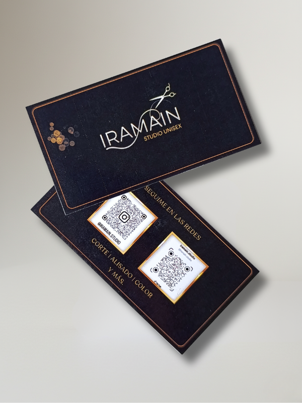 Producto - Tarjetas personales Bifaz