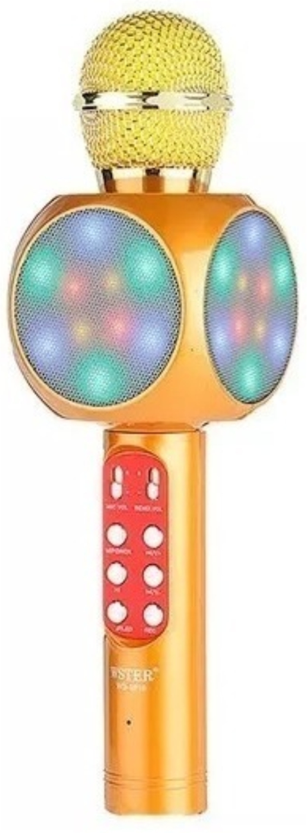 Producto - MICROFONO KARAOKE BLUETOOTH CON LUZ WS-1816