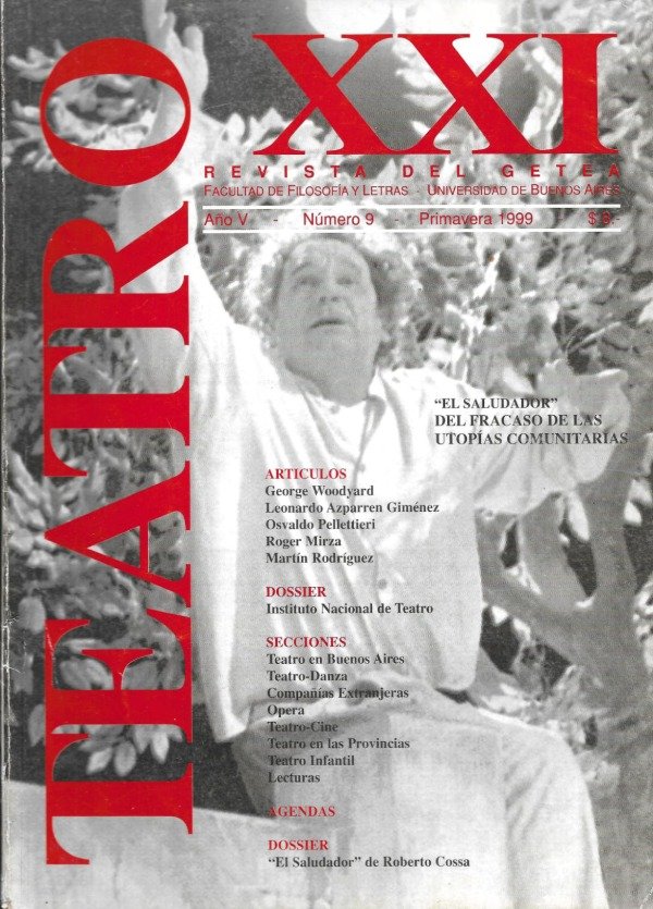 Producto - Revista Teatro XXI 9. Obra: El saludador de Roberto Cossa