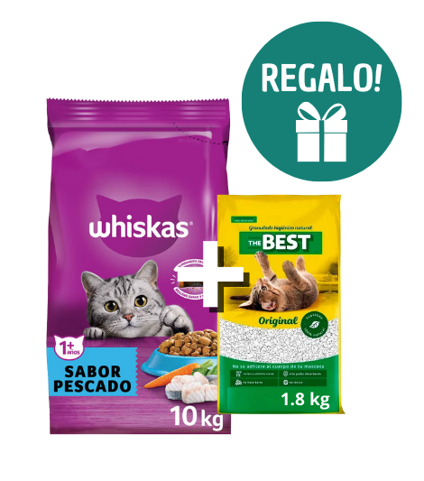 Producto - WHISKAS GATO ADULTO PESCADO 10 KG