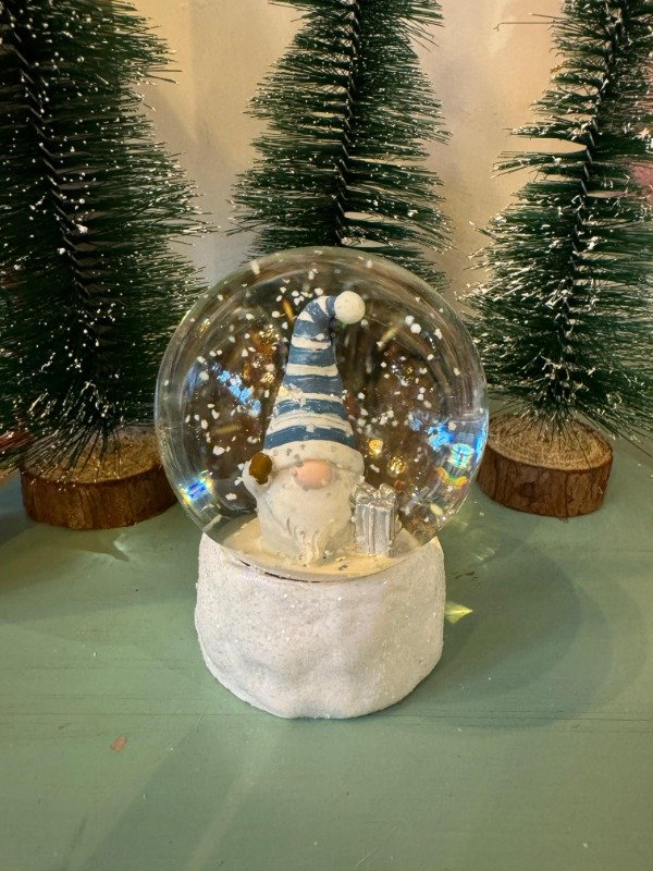 Producto - Bola de Nieve 11 cm Gnomo Blue ch (Efectivo: 23.120)