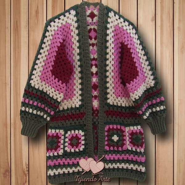 Producto - Saco Largo Melina Verde