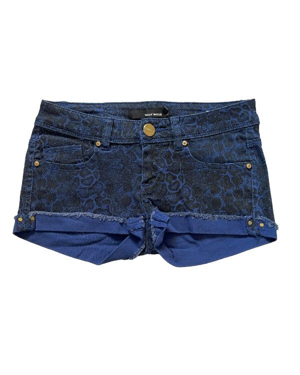 Producto - microshort animal print bluee