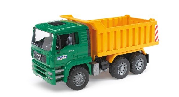 Producto - Bruder 2765 Camion Volcador Man Tga E1:16 - Origen Alemania