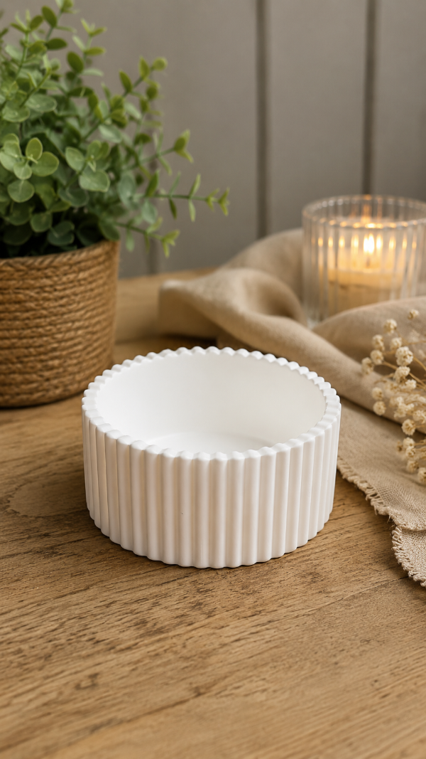 Producto - Base Circus De yeso blanco