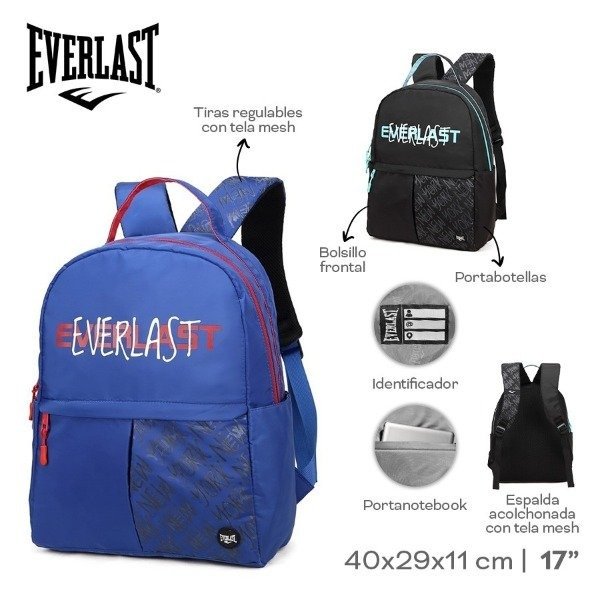 Producto - MOCHILA PORTANOTEBOOK EVERLAST 22685