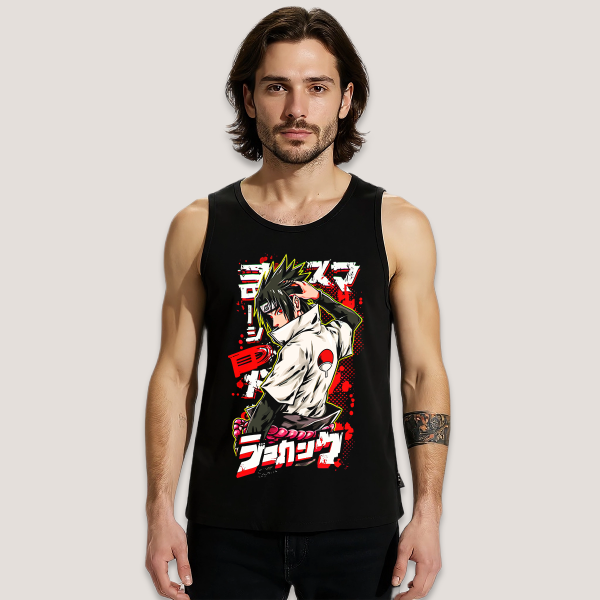 Producto - Musculosa Naruto Anime Sasuke