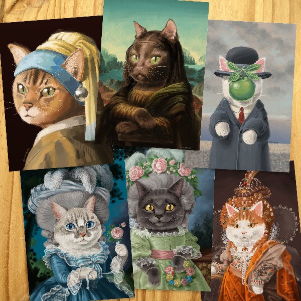 Producto - Postal - Michis arte