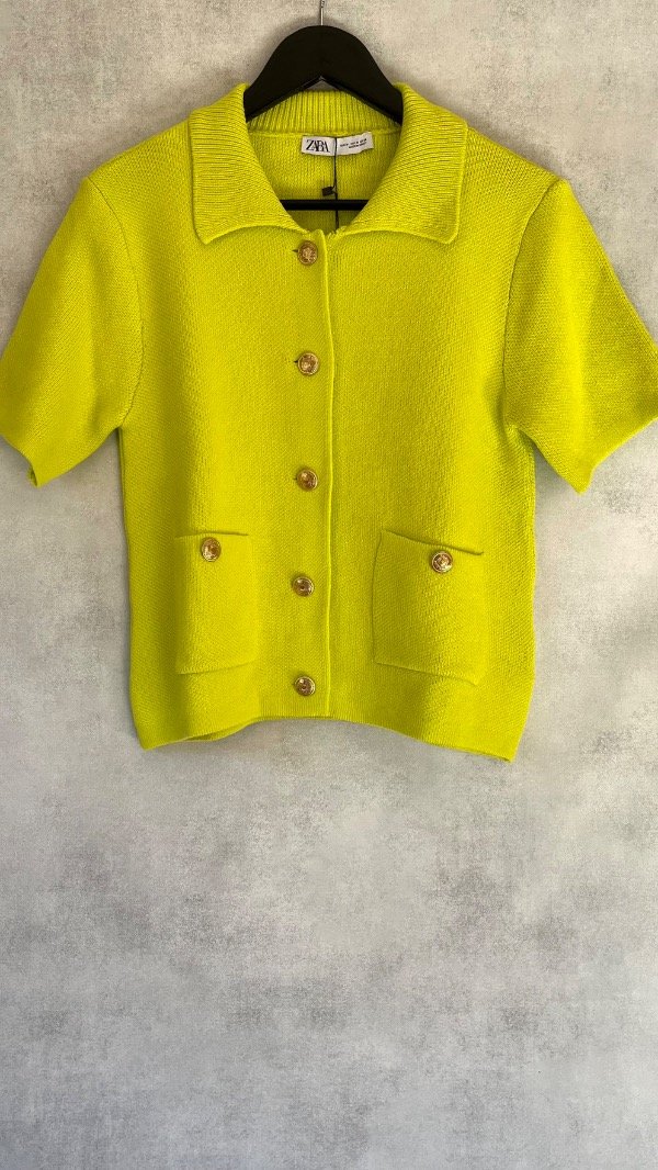 Producto - Cárdigan lima manga corta Zara - 5