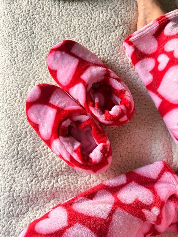 Producto - Pantuflas nórdicas CORAZONES - 1