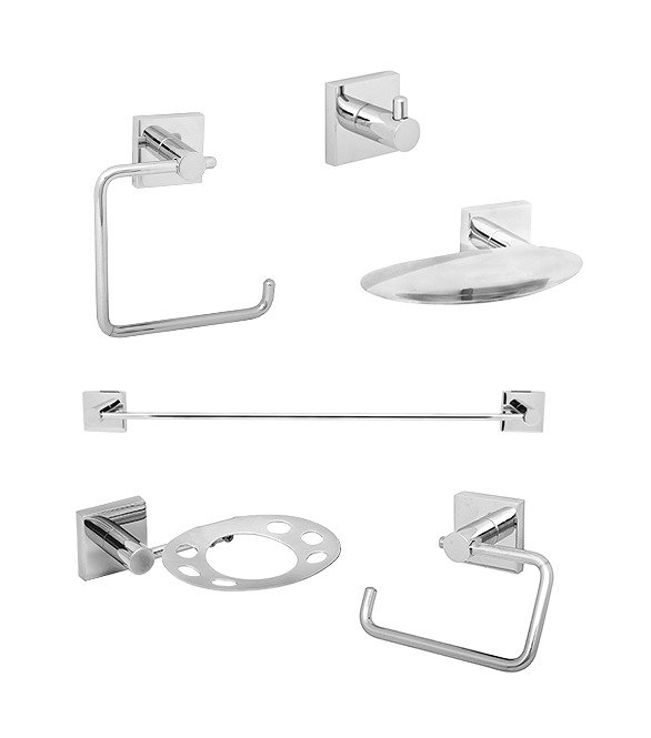 Producto - Set de accesorios Quadrat Majos 8 piezas