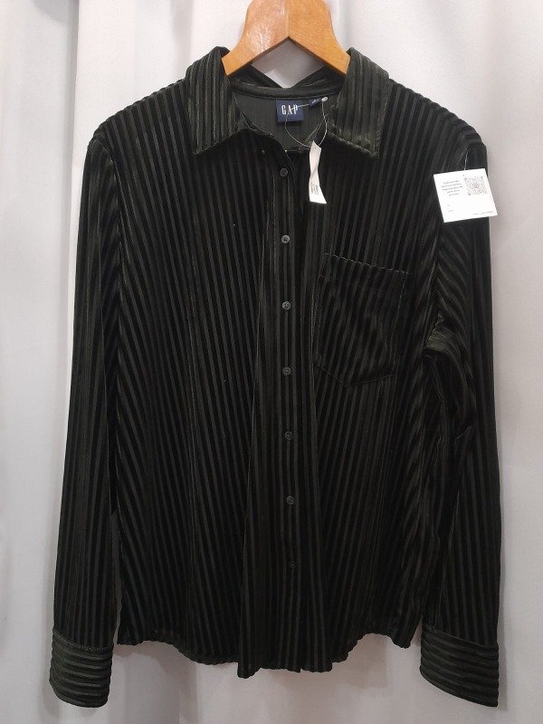 Producto - CAMISA RAYADA CON TERCIOPELO IMPORTADA GAP