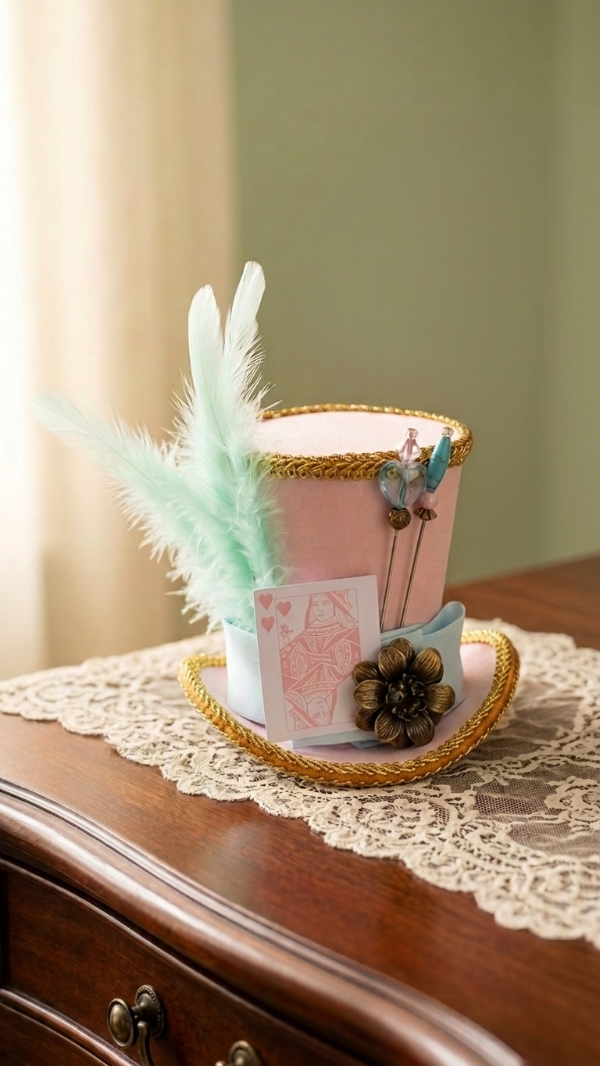 Producto - Mini galera Reina de corazones pastel 12 cm - 4