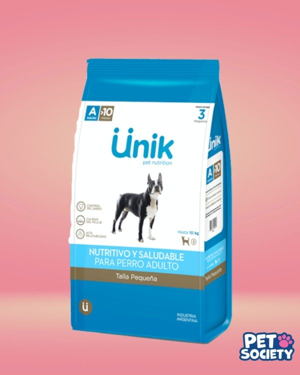 Producto - UNIK PERRO ADULTO RAZA PEQUEÑA 3 KG