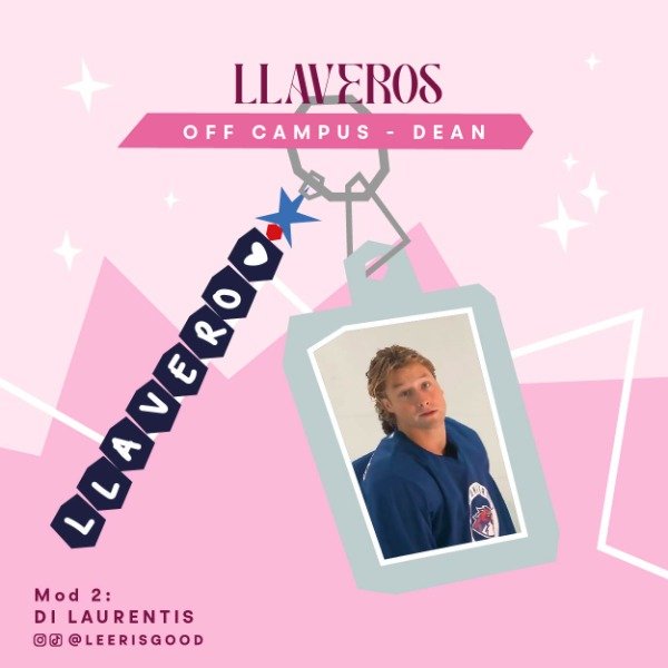 Producto - Llavero DEAN DI LAURENTIS (Mod 2)- Off Campus.