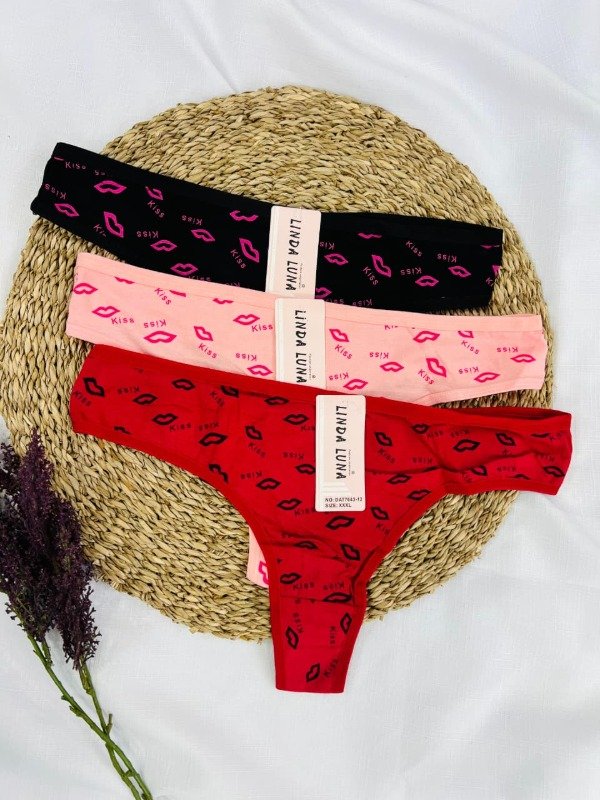 Producto - Art. 7643-12 - LINDA LUNA- Docena Colaless de Algodón