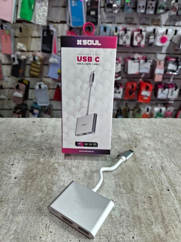 Producto - ADAPTADOR USB-C 3 EN 1