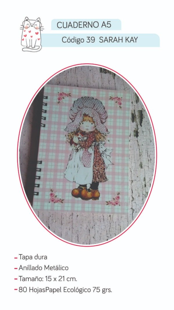 Producto - Cuaderno 39 Sarah Kay