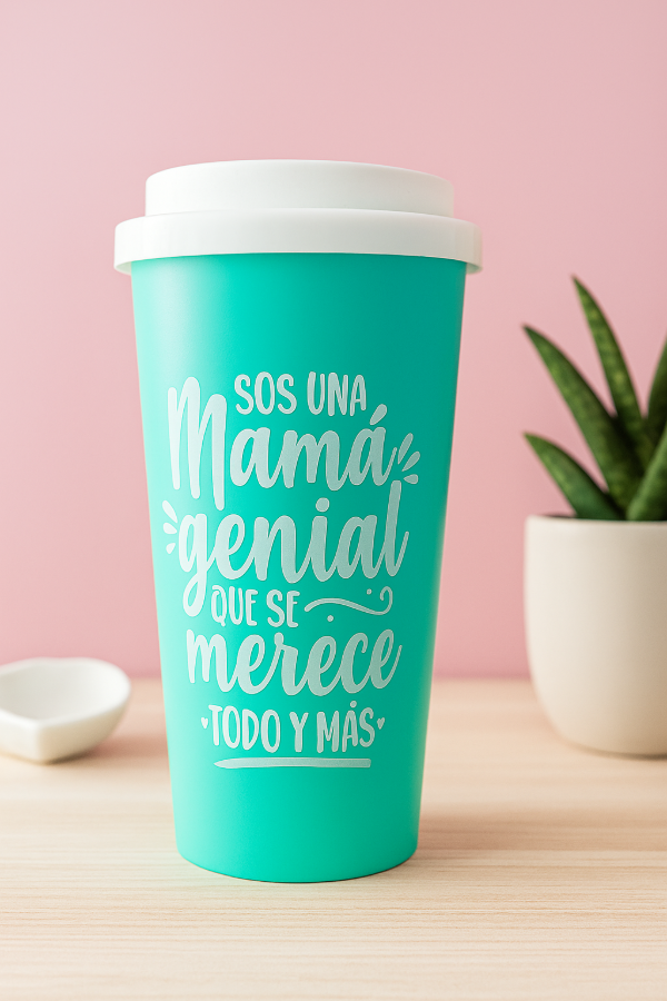 Producto - Vaso Verde día de la Madre