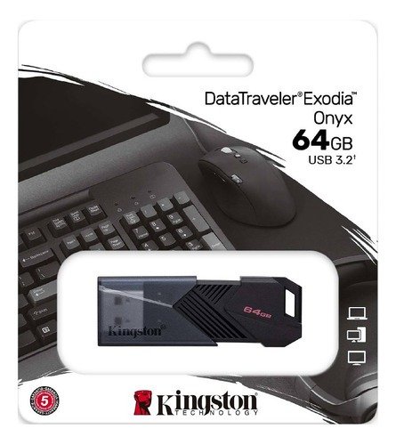 Producto - Pendrive Kingston Exodia Onyx Dtxon/64gb Usb 3.2 64gb