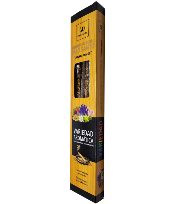 Producto - Sahumerio Estilo Palo Santo Buena Onda - 8 Varillas - Variedad Aromática
