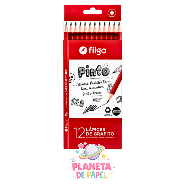 Producto - Lápiz grafito pinto FILGO HB x 12 und