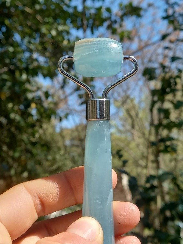 Producto - Roller Masajeador Facial de Onix Cielo