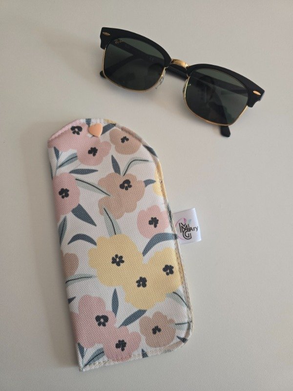 Producto - Porta Lentes Pop Flores Pasteles