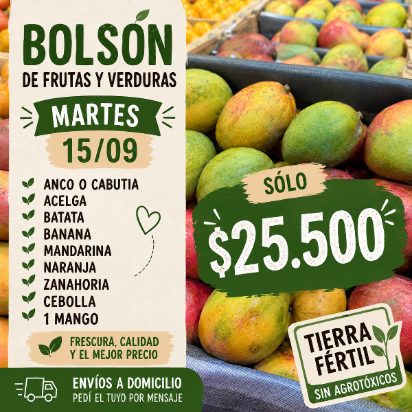 Producto - BOLSON FAMILIAR DE FRUTAS Y VERDURAS - 0