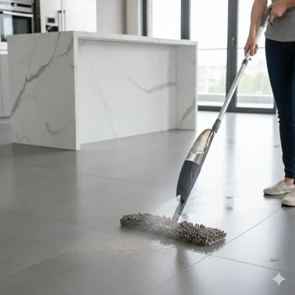 Producto - Mopa Spray 3 en 1 Trapeador con Rociador Microfibra Lavable Limpiavidrios