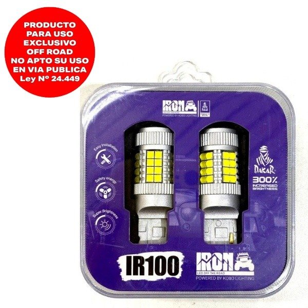 Producto - IRON LED LED7440ULTRABL - T20 DE UN POLO SUPER CANBUS (T-20 UN POLO) PAR -IR100-
