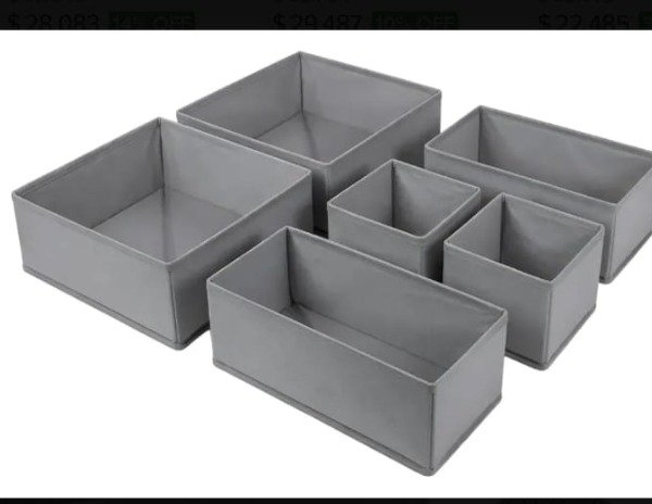 Producto - Set de cajas organizadoras x6