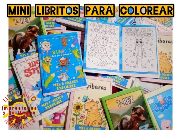 Producto - Minilibros para colorear