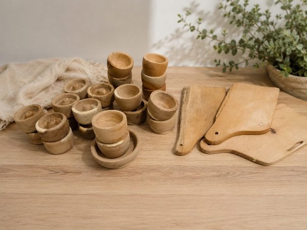 Producto - Combo reciclar c/fallas 12 Portsahum, 12 cuencos n7, 1 cuencon 12, 3 tablas eco