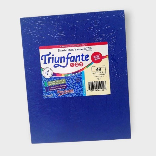 Producto - Cuaderno Triunfante araña 48hojas azul