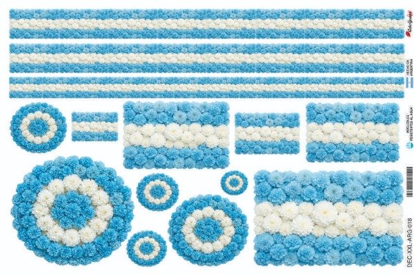 Producto - Láminas de Seda ARG-018 (x5 un)